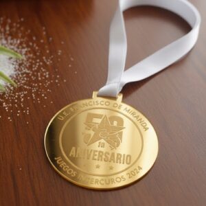 Medalla Acrílica Espejo