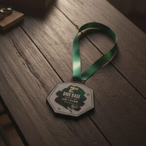 Medalla Acrílica con Sticker Adhesivo